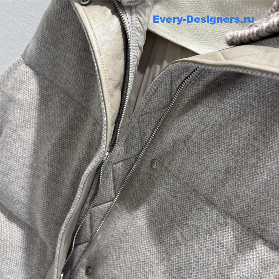 L0r0 P1ana cashmere and goose down vest