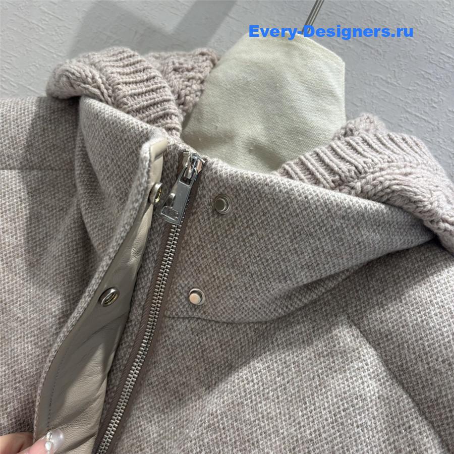 L0r0 P1ana cashmere and goose down vest