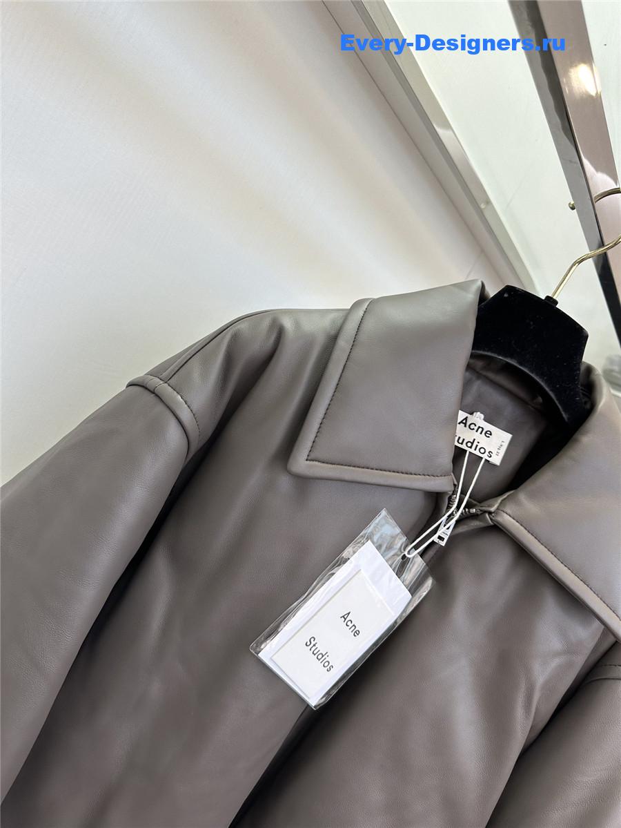 acne studios sheepskin coat