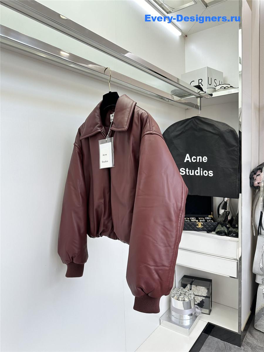 acne studios sheepskin coat