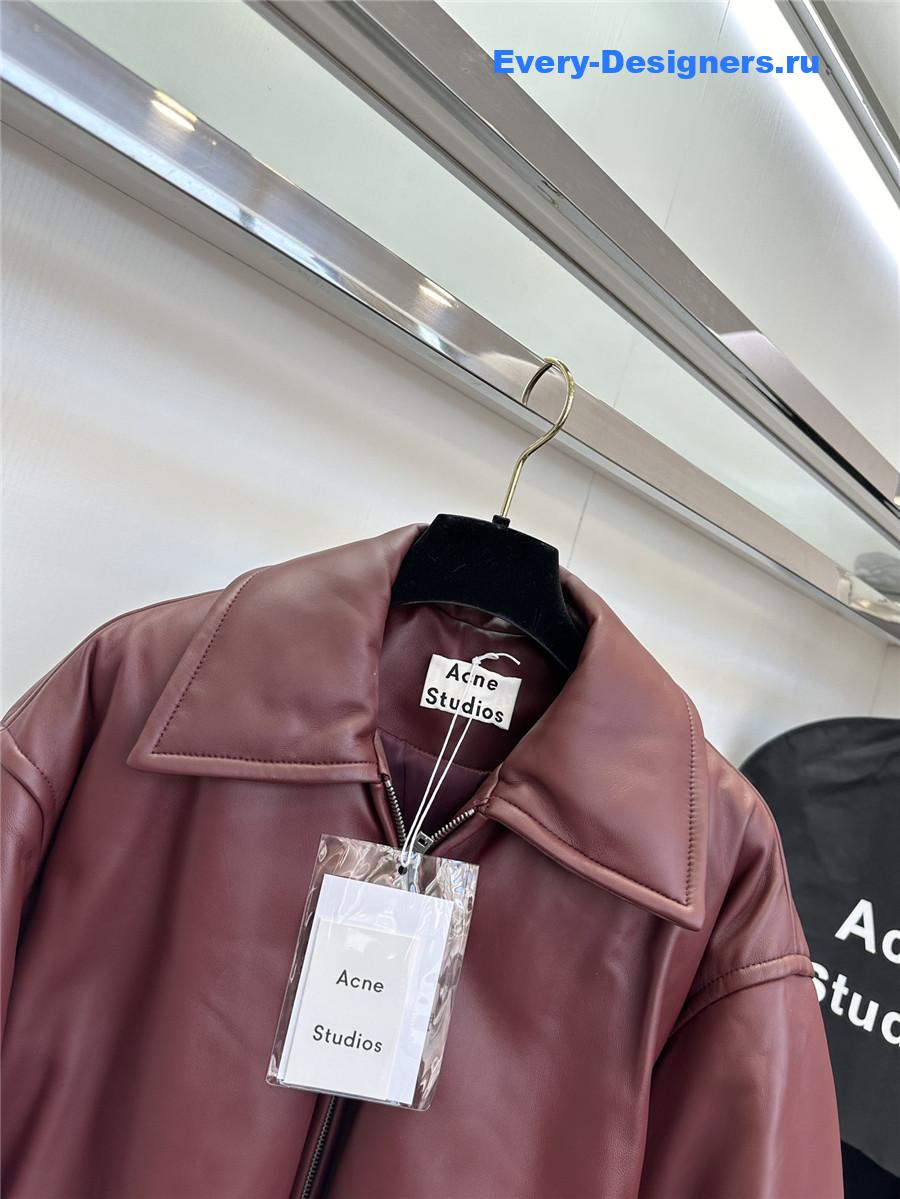acne studios sheepskin coat