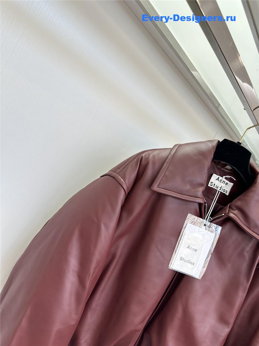 acne studios sheepskin coat