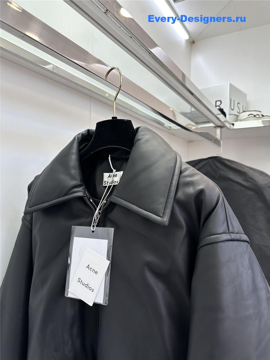 acne studios sheepskin coat