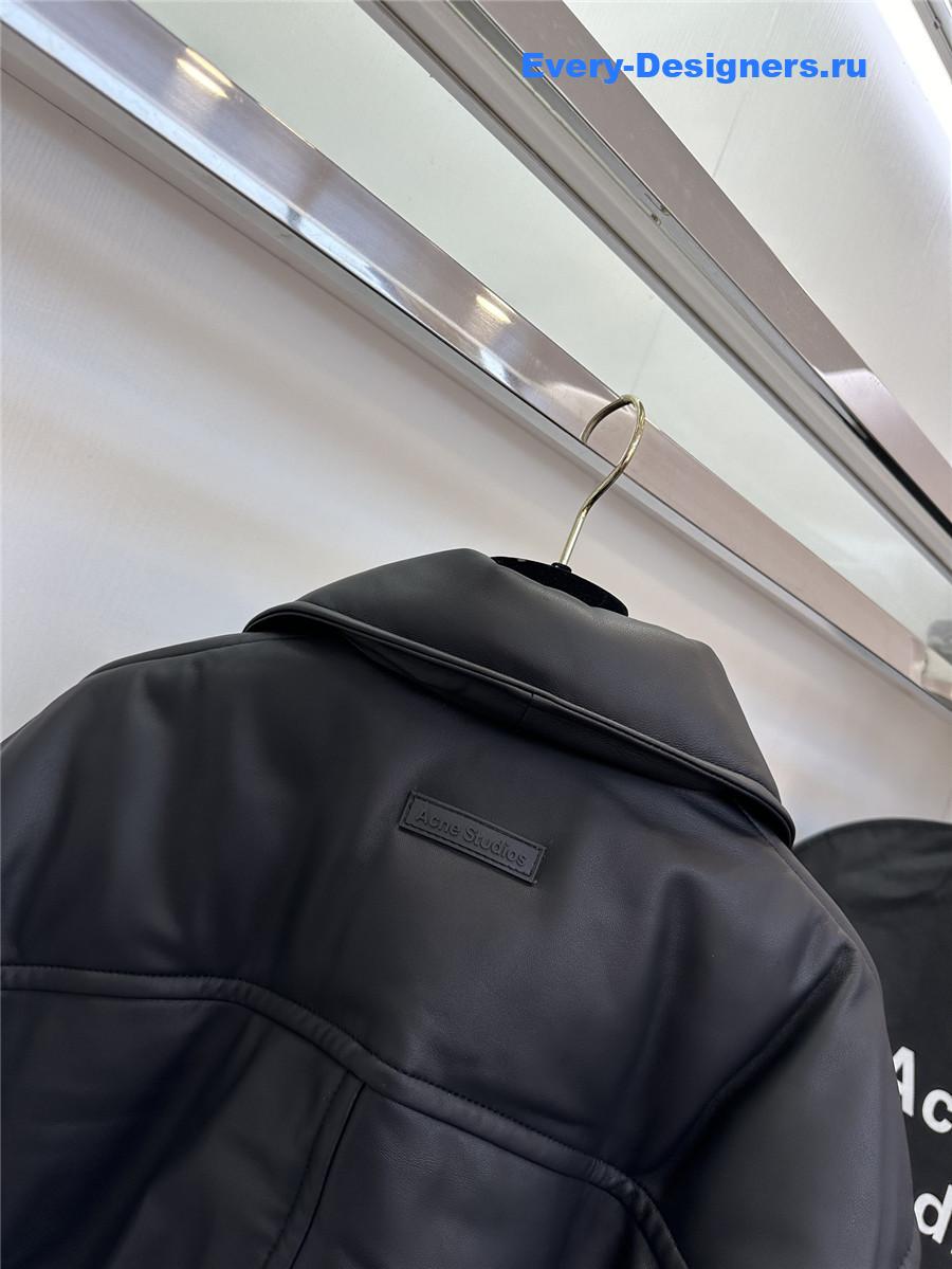 acne studios sheepskin coat