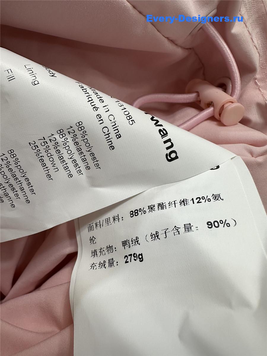 A1exa*der wang reflective logo down jacket