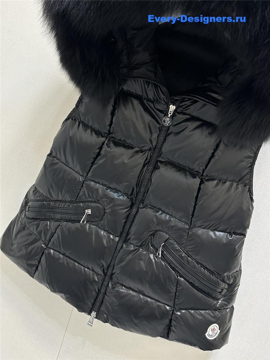 Moncler hooded down vest