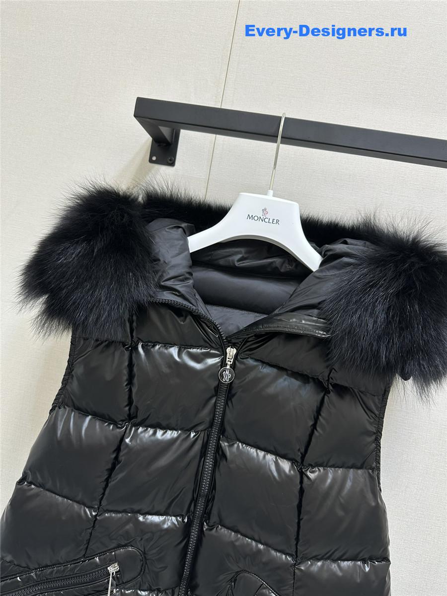 Moncler hooded down vest