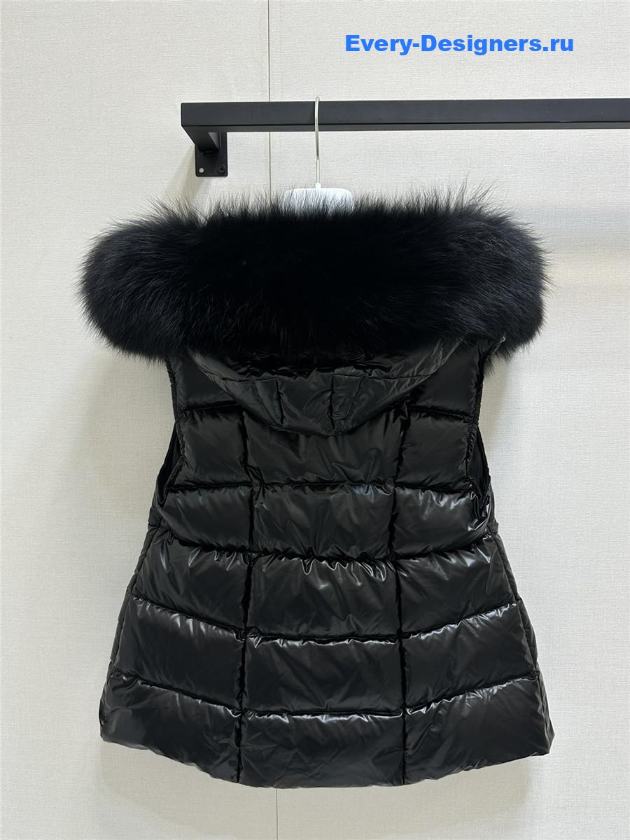 Moncler hooded down vest