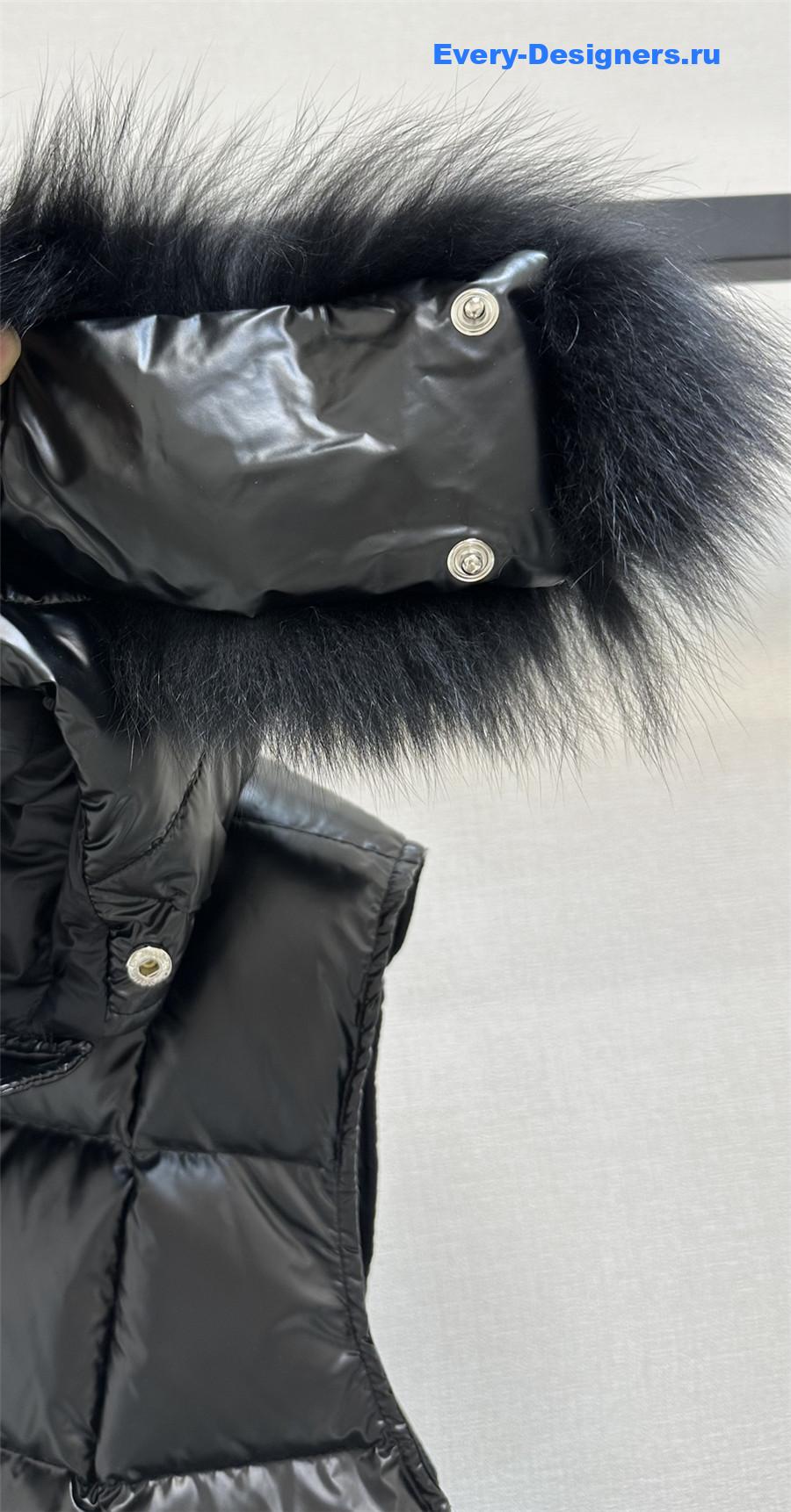 Moncler hooded down vest