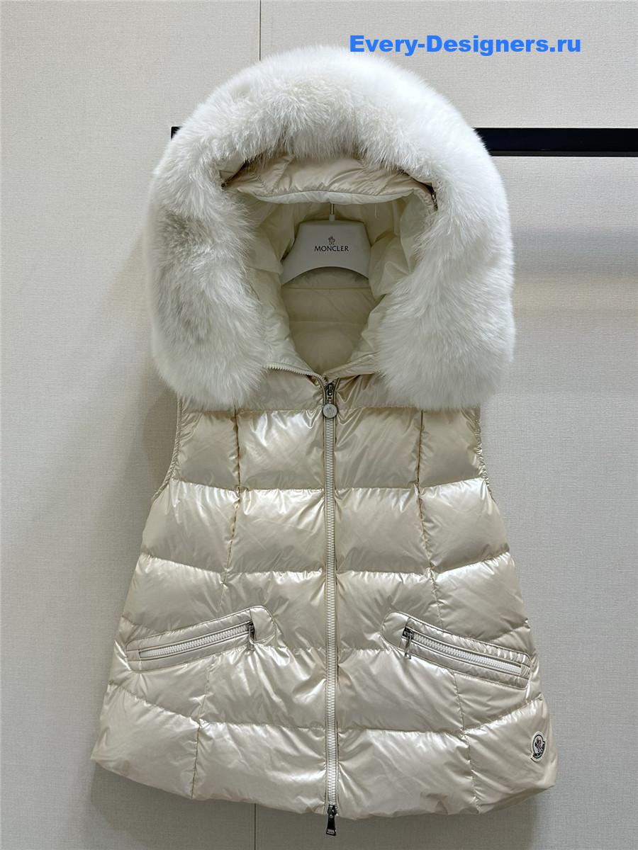 Moncler hooded down vest