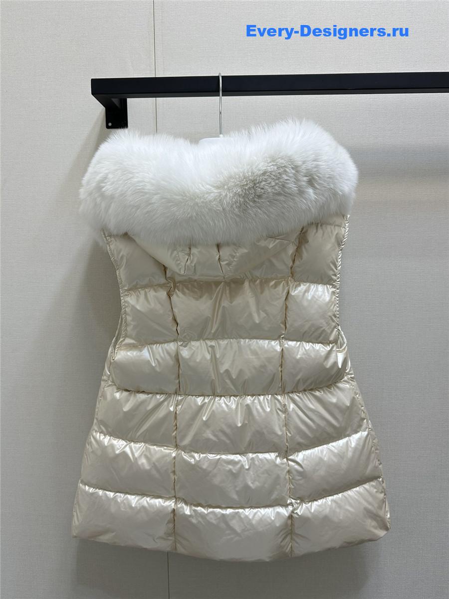Moncler hooded down vest