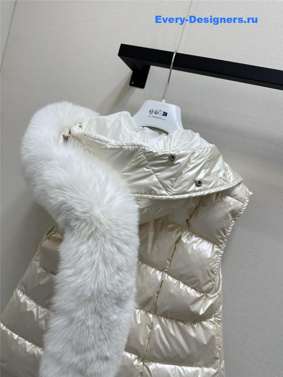 Moncler hooded down vest