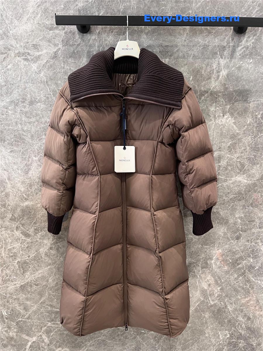 Moncler long down jacket