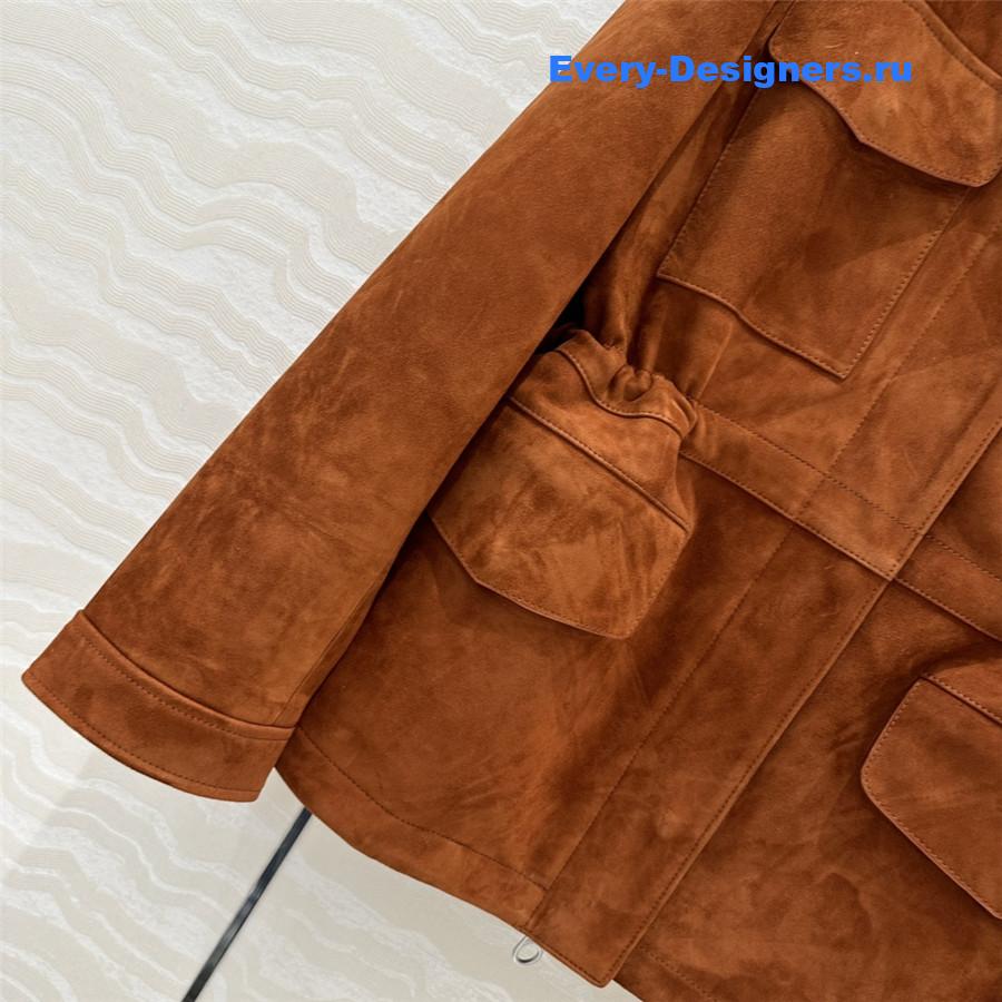 L0r0 P1ana traveler leather jacket