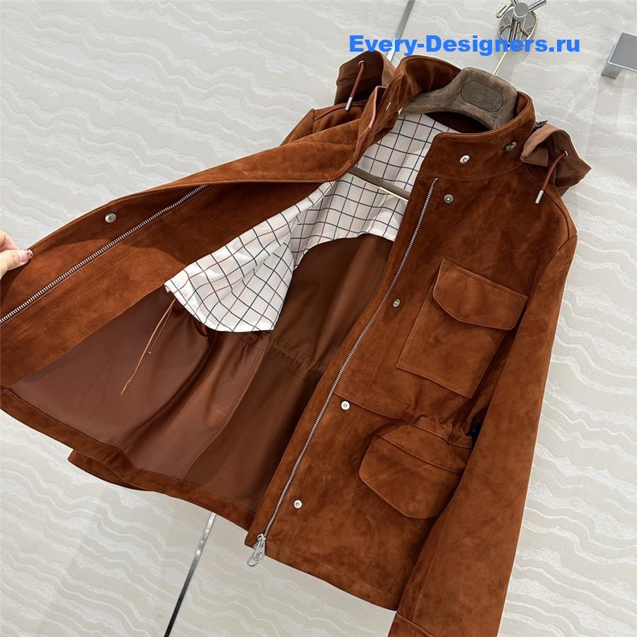 L0r0 P1ana traveler leather jacket