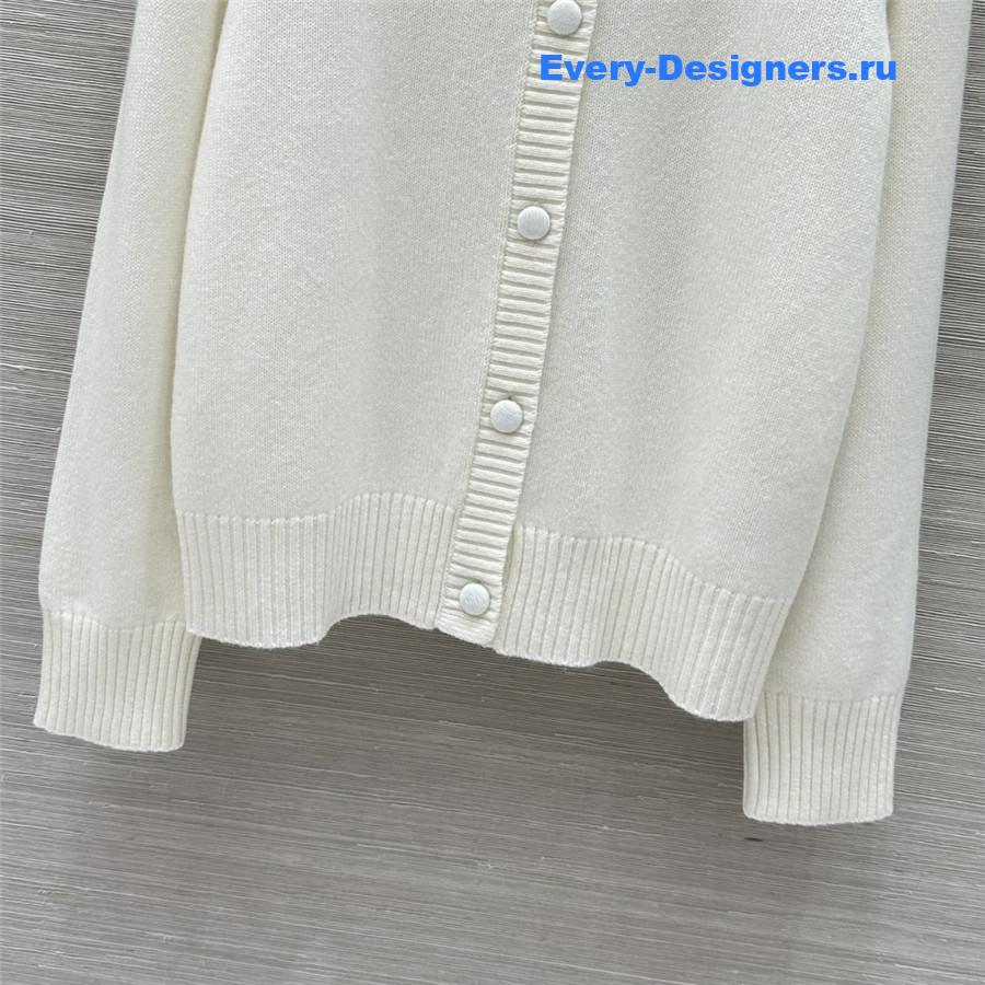 dior cashmere knitted cardigan