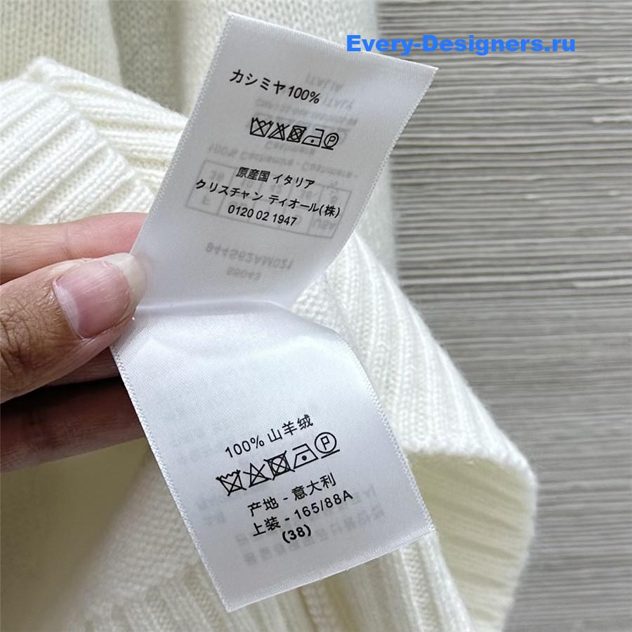 dior cashmere knitted cardigan