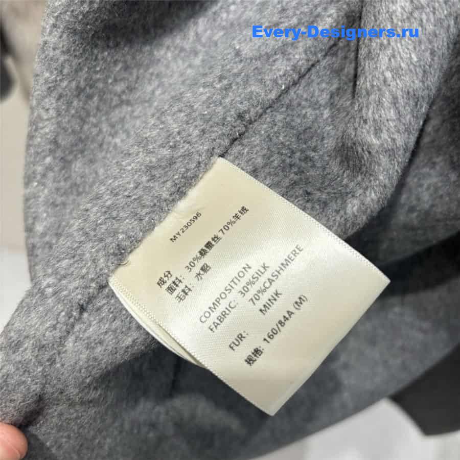 L0r0 P1ana cashmere mink coat