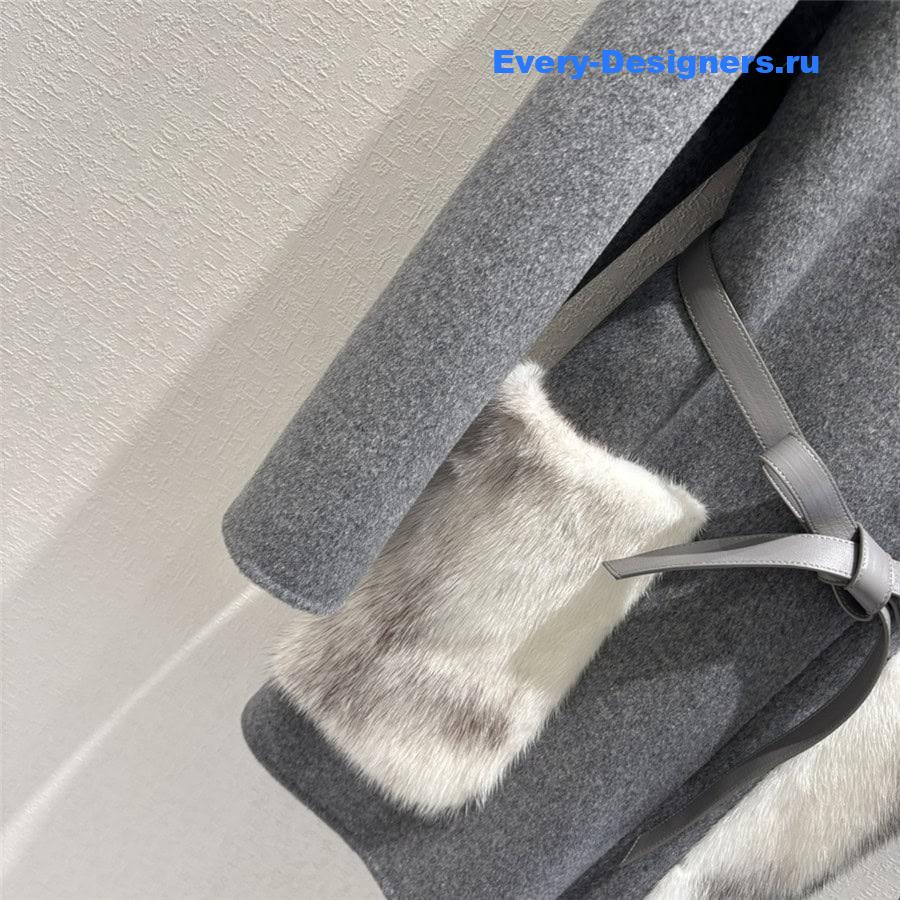 L0r0 P1ana cashmere mink coat