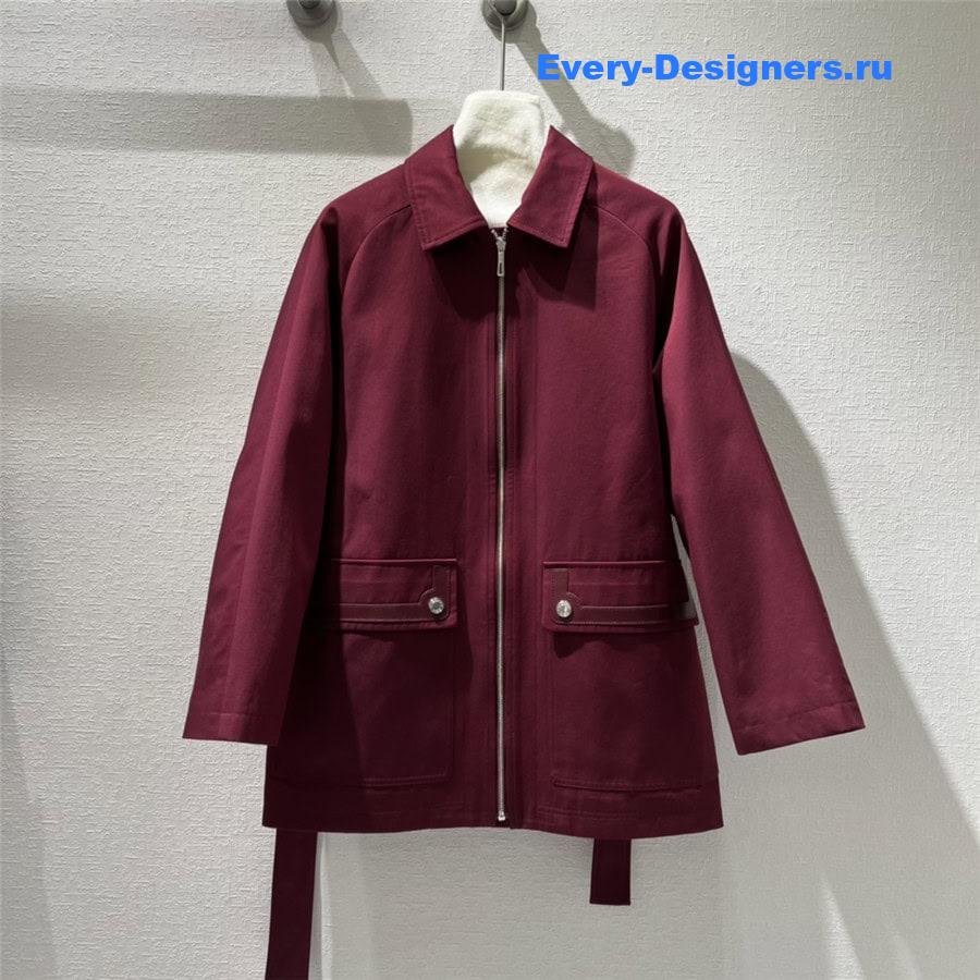 H**me5 waist trench coat