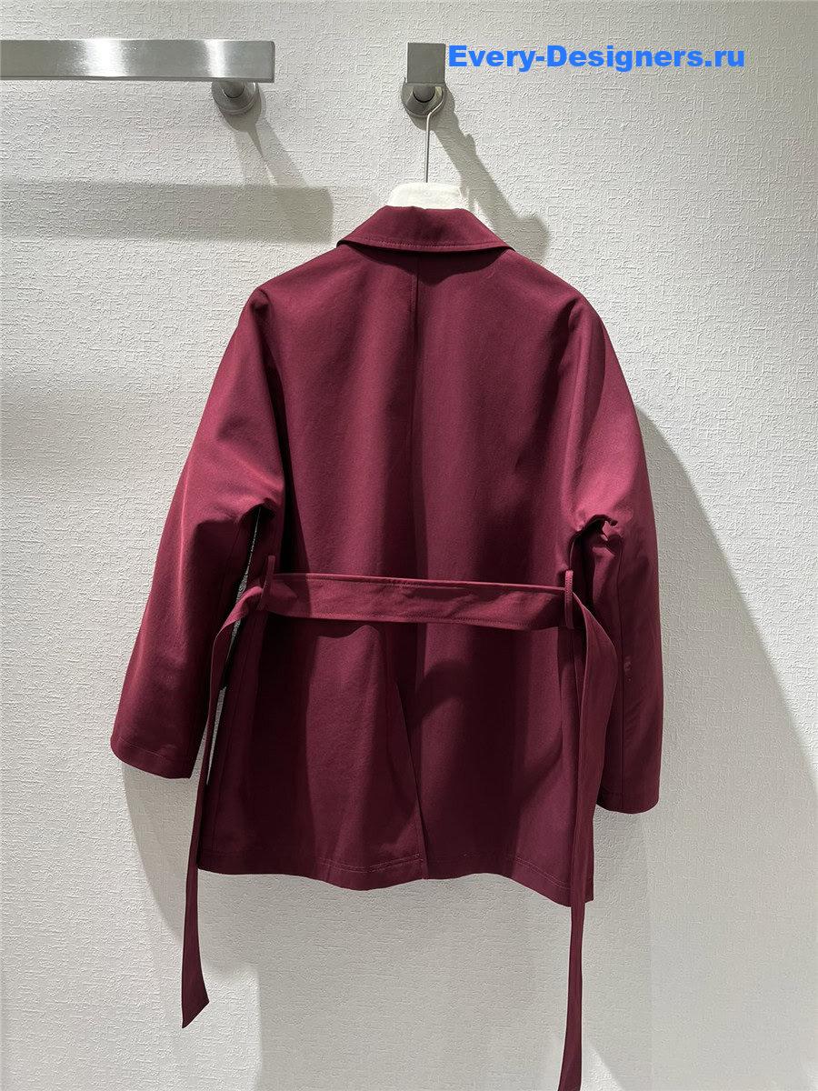 H**me5 waist trench coat