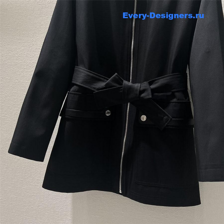 H**me5 waist trench coat