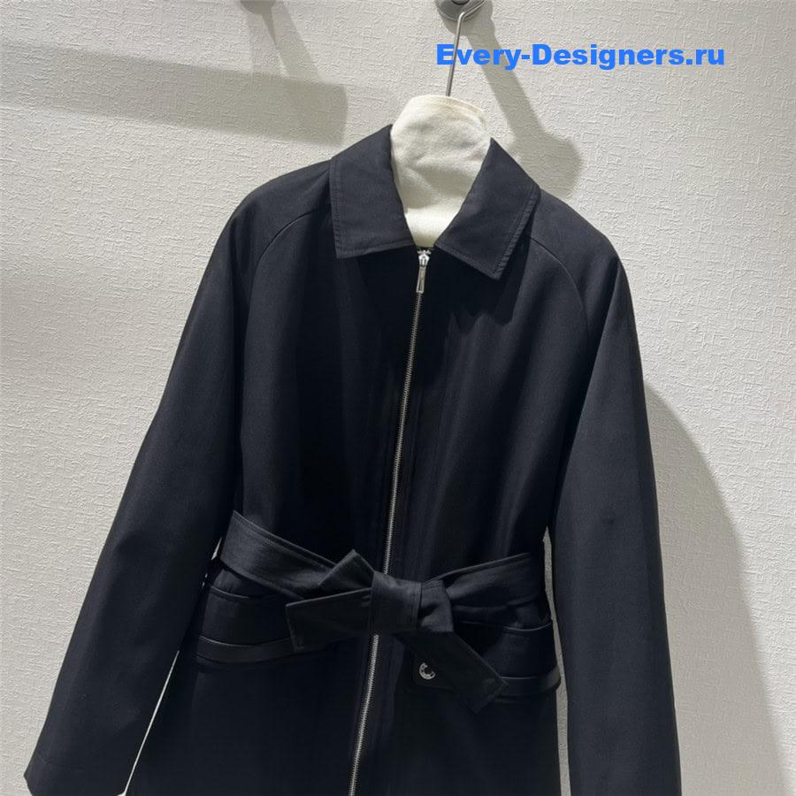 H**me5 waist trench coat