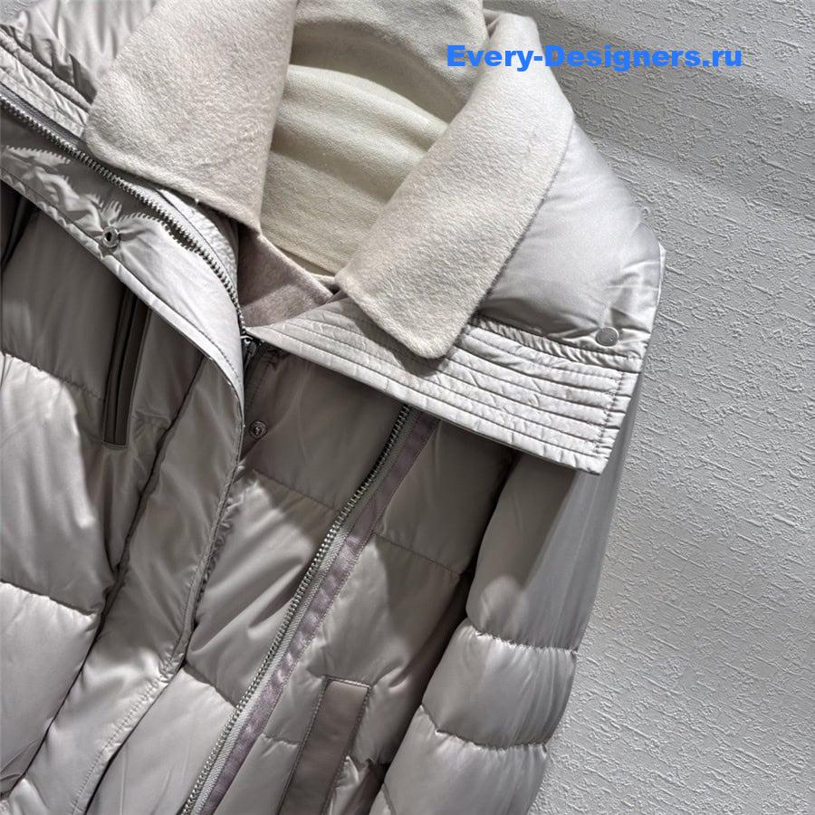 BC lapel two-piece down jacket