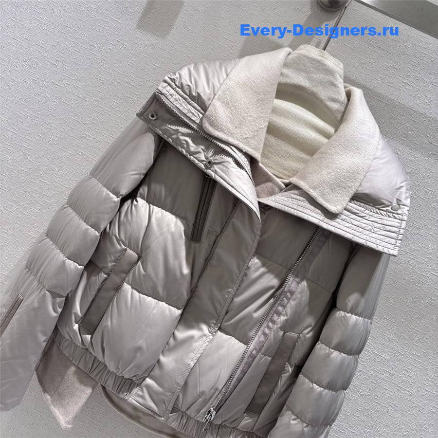 BC lapel two-piece down jacket