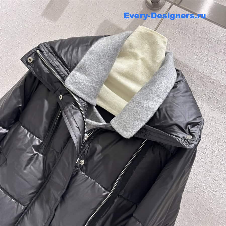BC lapel two-piece down jacket