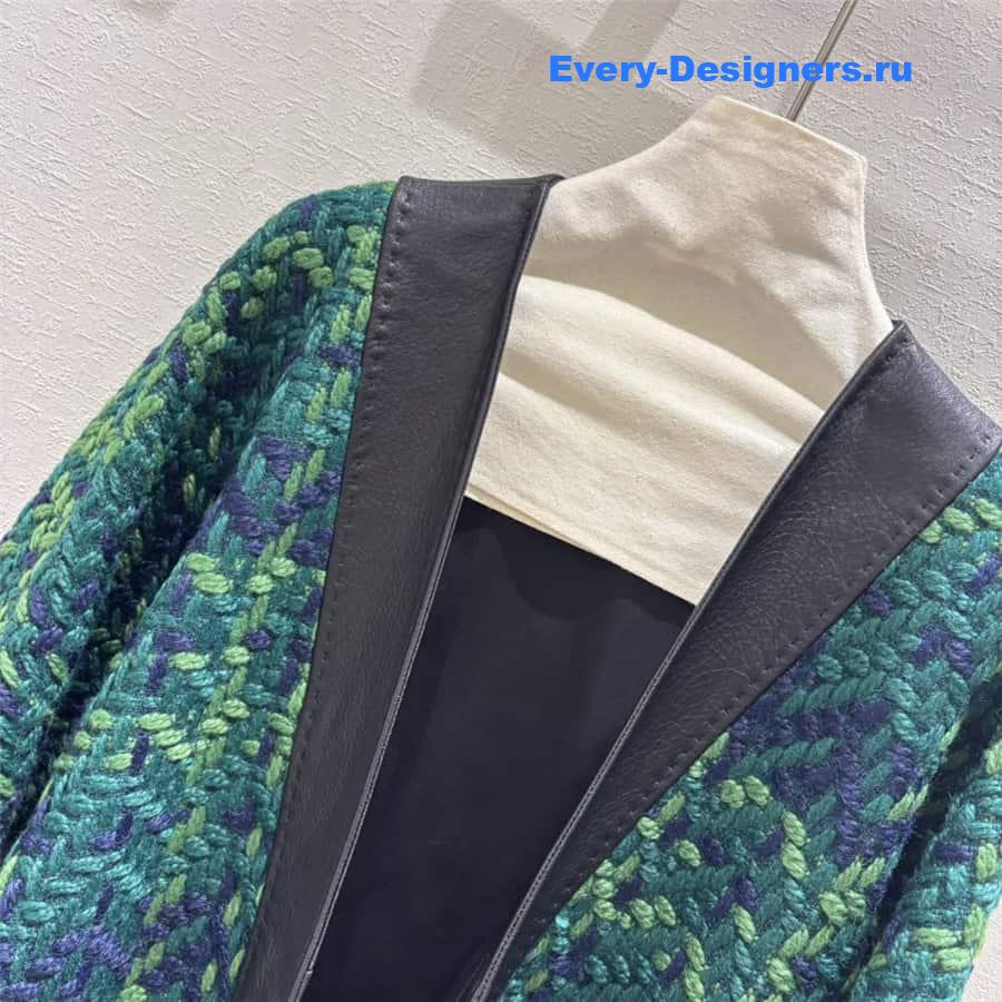 b0tt*ga Ven*ta v-neck buttonless wool coat