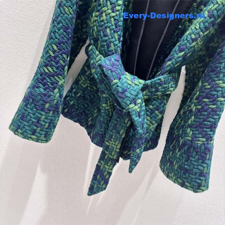 b0tt*ga Ven*ta v-neck buttonless wool coat