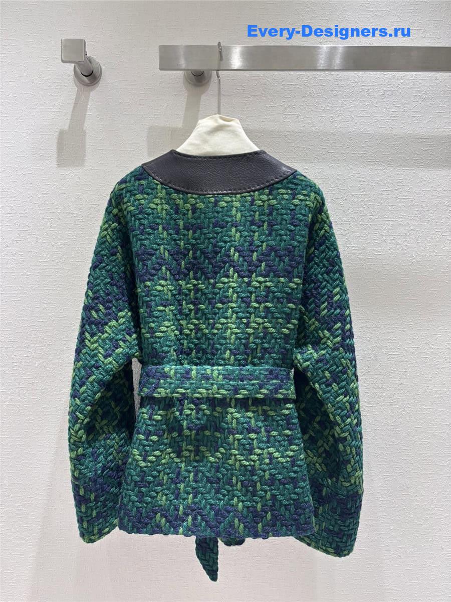 b0tt*ga Ven*ta v-neck buttonless wool coat