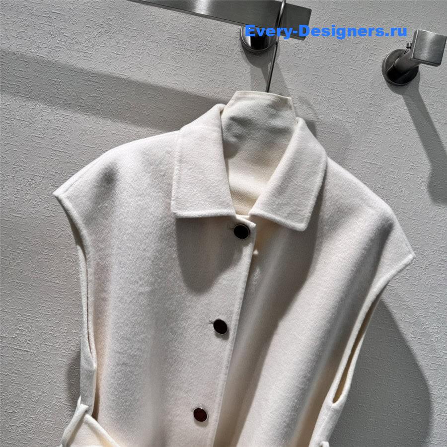 H**me5 belted vest jacket