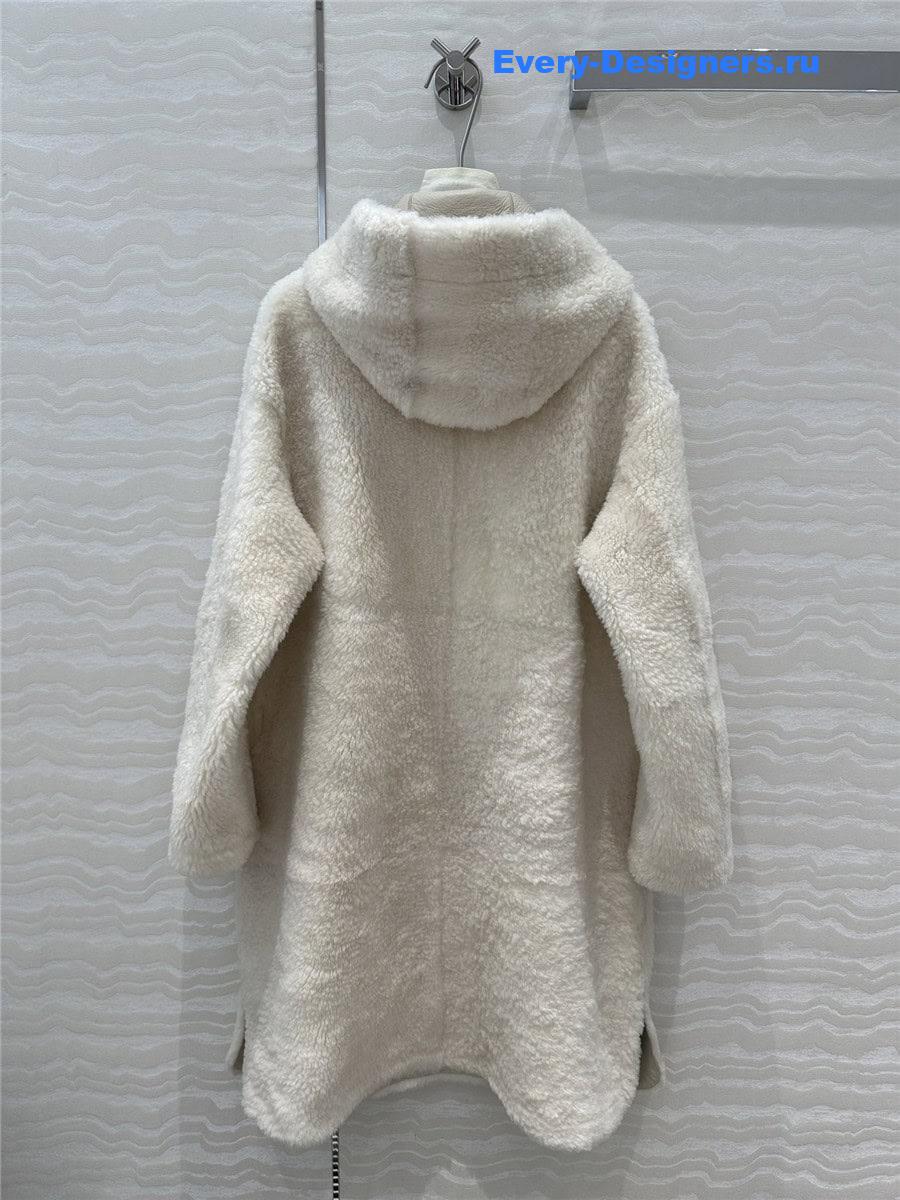 Vanitoo shearling hooded coat