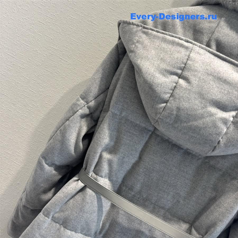 L0r0 P1ana cashmere mink collar down jacket