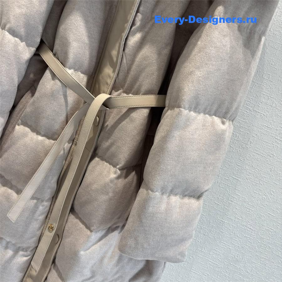 L0r0 P1ana cashmere mink collar down jacket