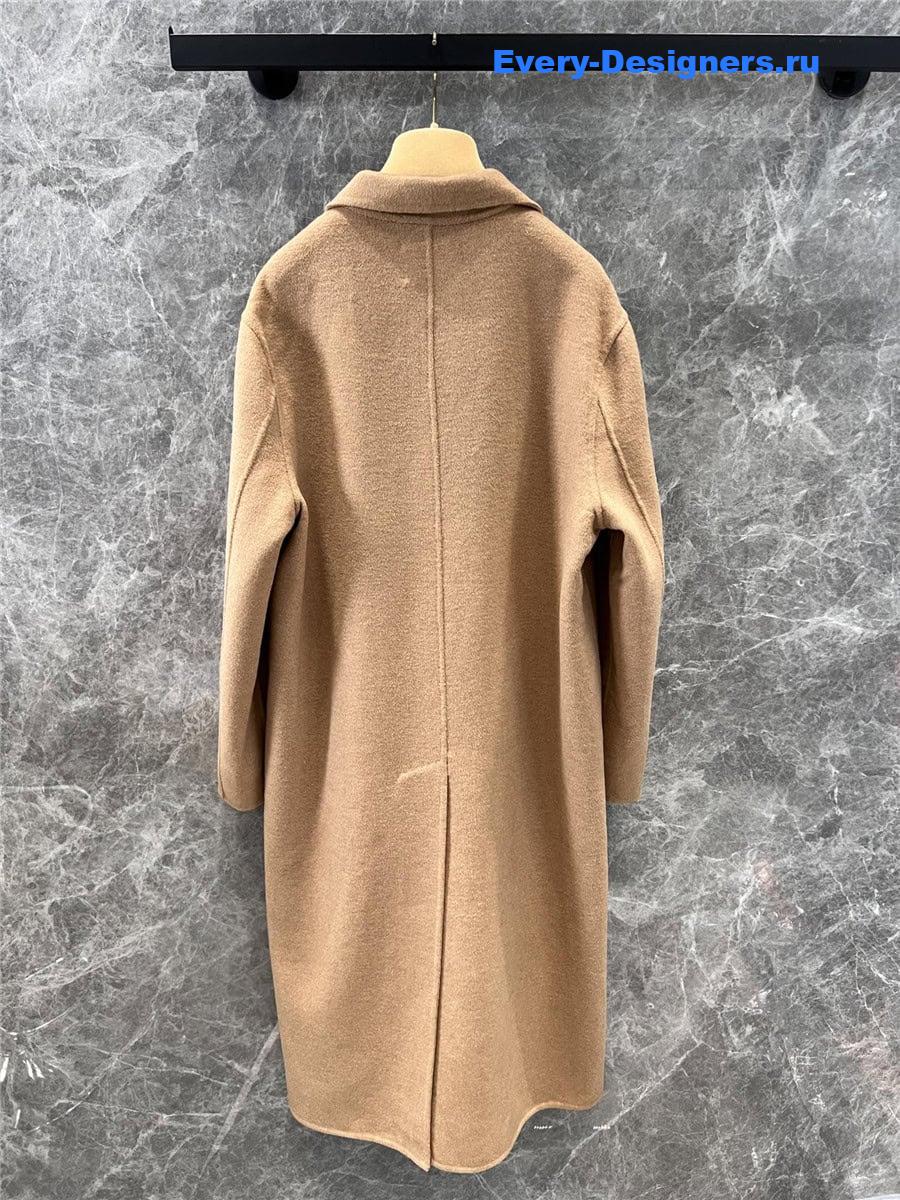 M1um1u camel cashmere coat