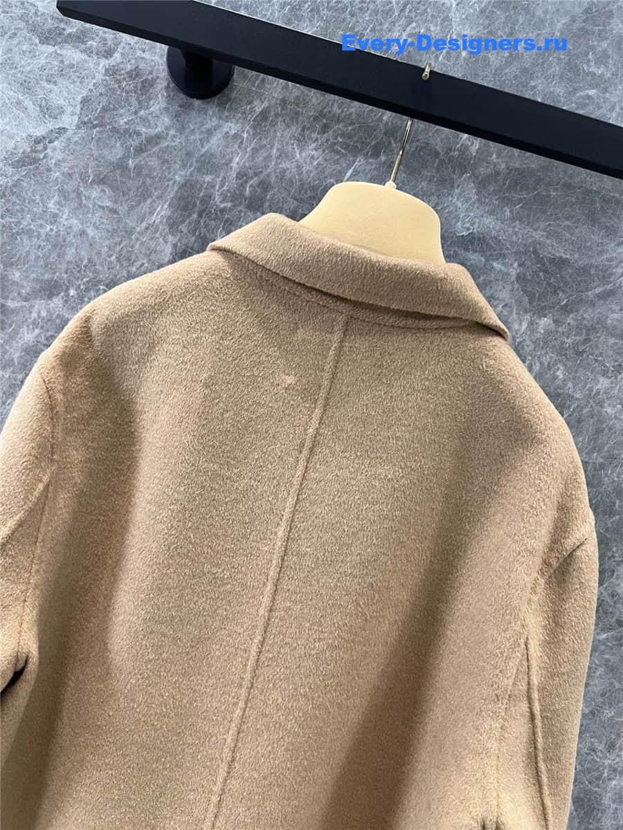 M1um1u camel cashmere coat