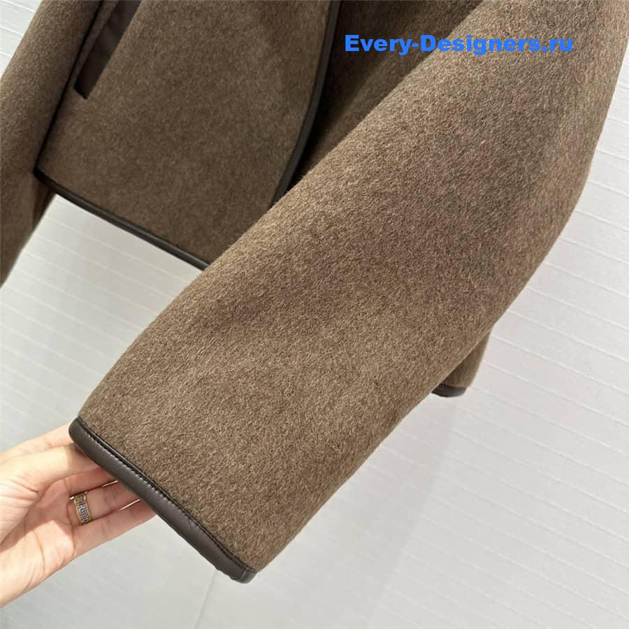 H**me5 cotton and wool coat