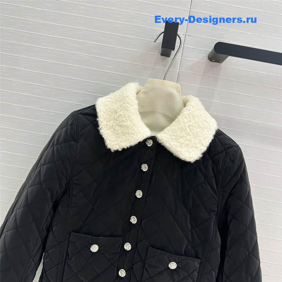CC padded lapel jacket