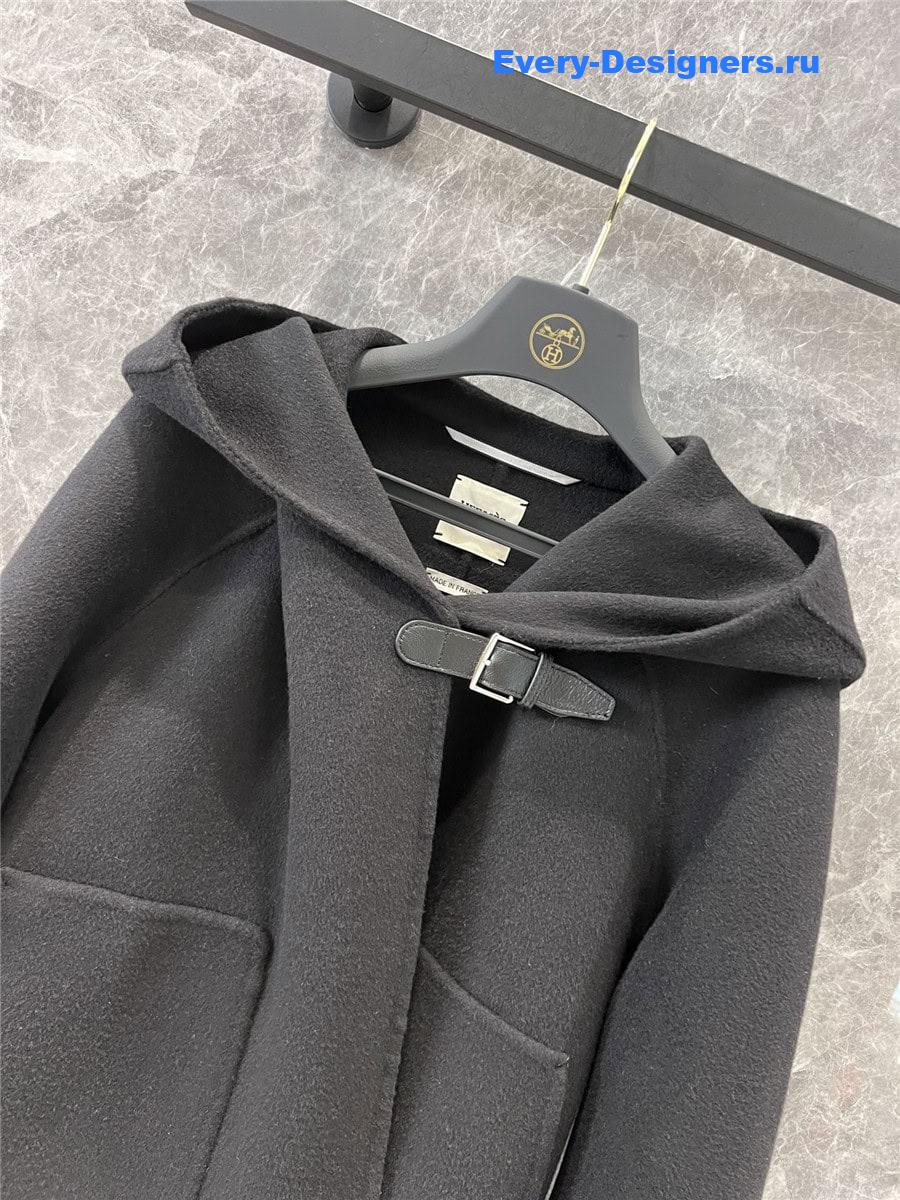 H**me5 studded cashmere coat