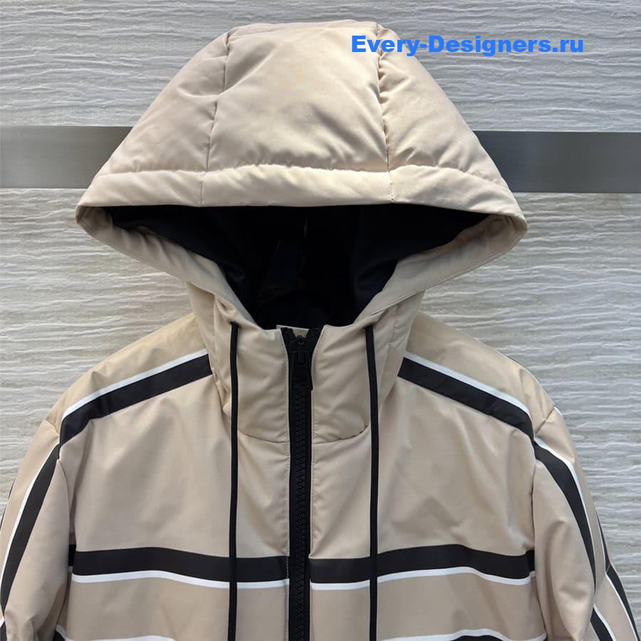 D10r D10ralps hooded cropped puffer jacket