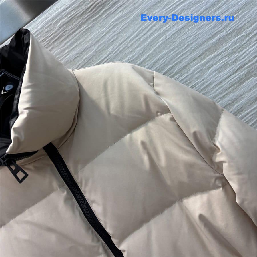 D10r stand collar belt down jacket