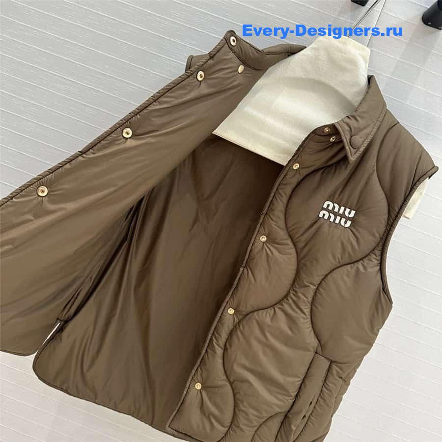 M1um1u quilted waistcoat