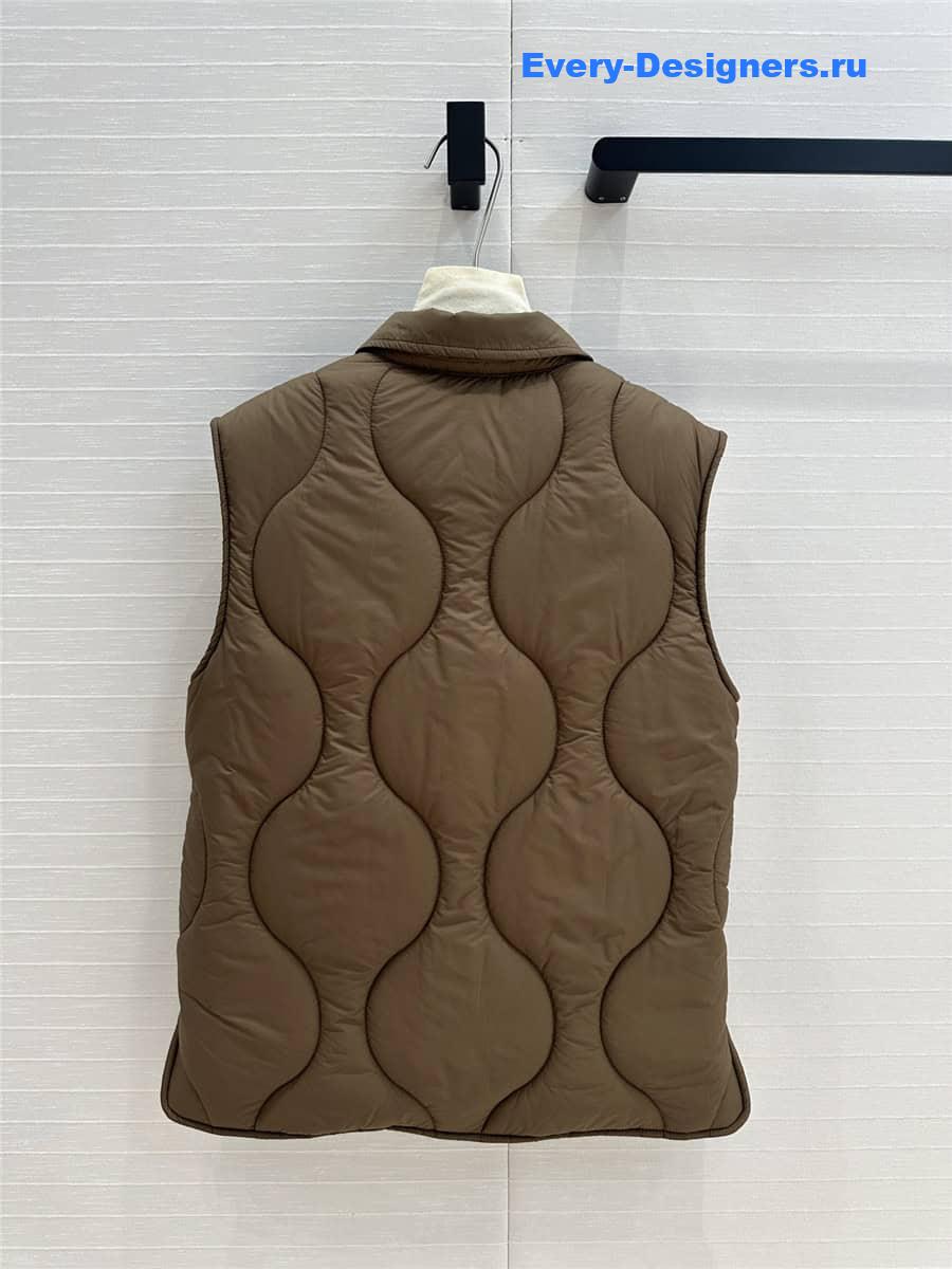 M1um1u quilted waistcoat
