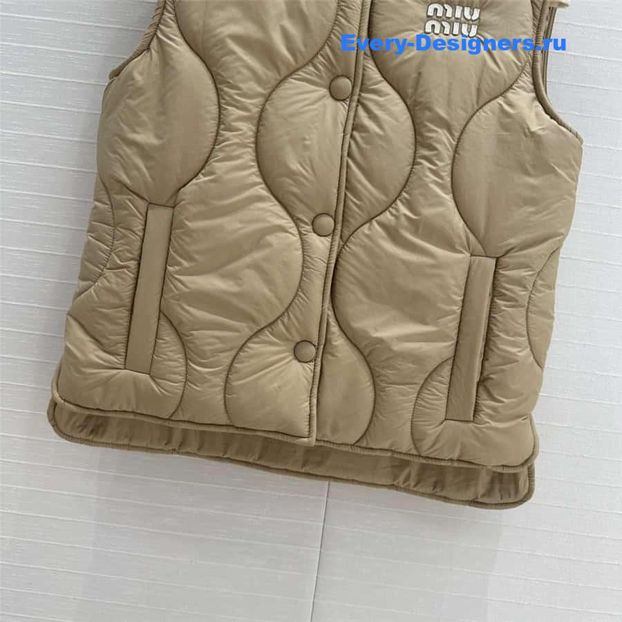 M1um1u quilted waistcoat