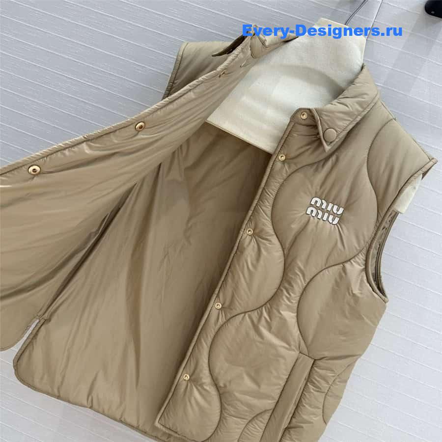 M1um1u quilted waistcoat