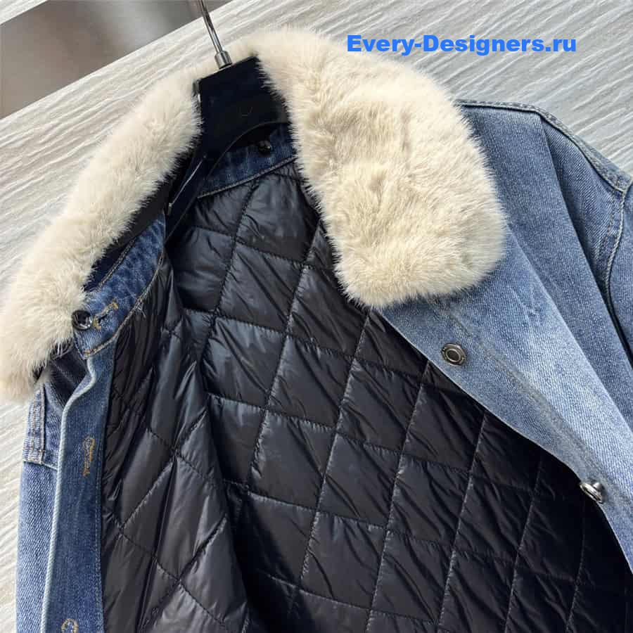 Y51 quilted denim jacket
