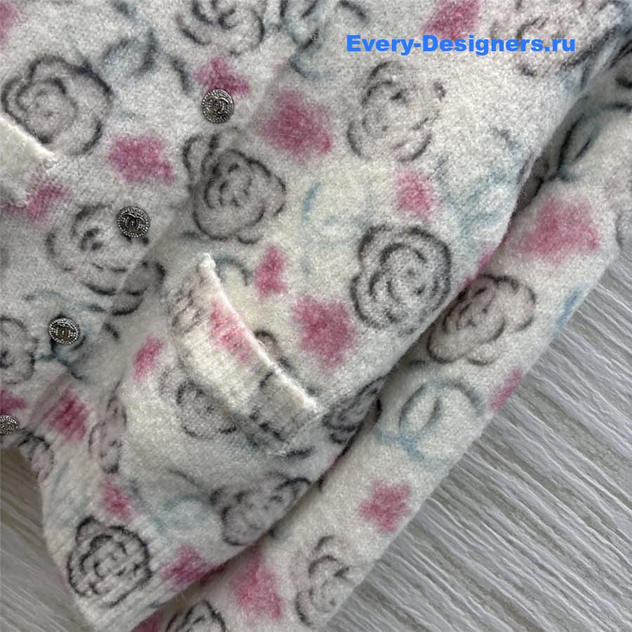 CC Stand Collar Knit Cardigan